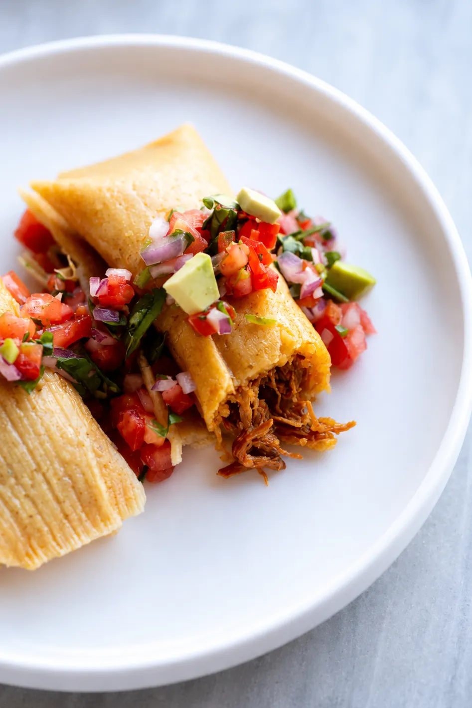Traditional Mexican tamales at El Cafesito By Mexicanada in Edmonton
